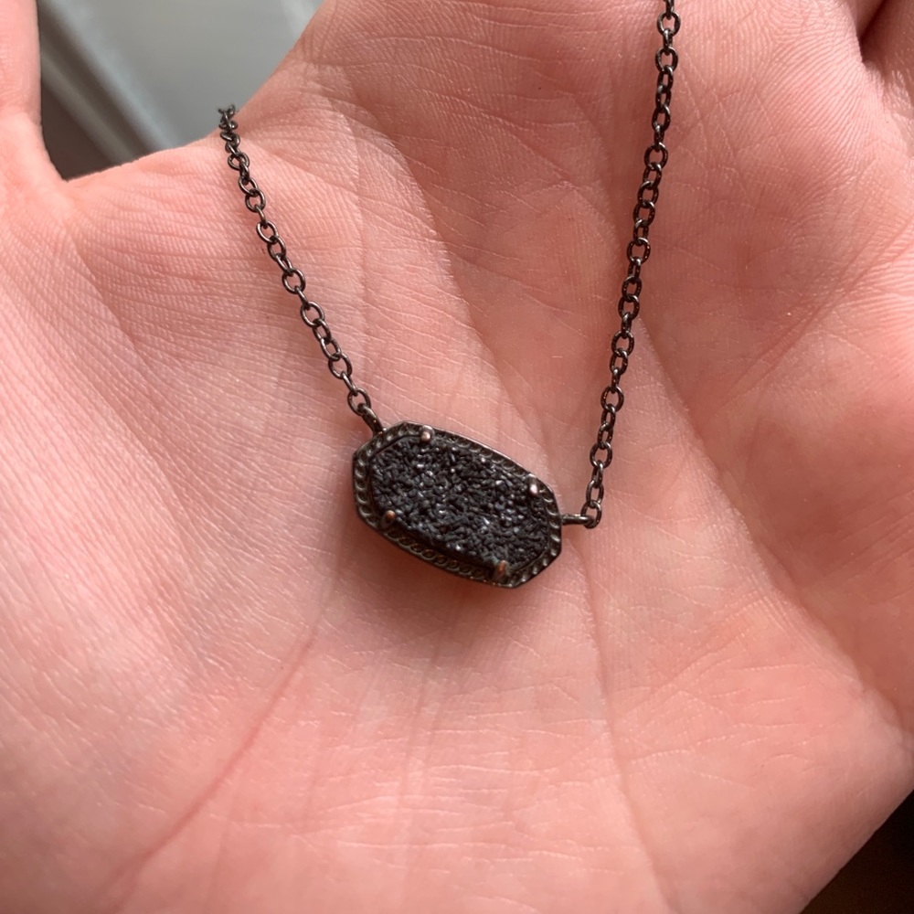 Kendra Scott Necklace (Black Drusy)